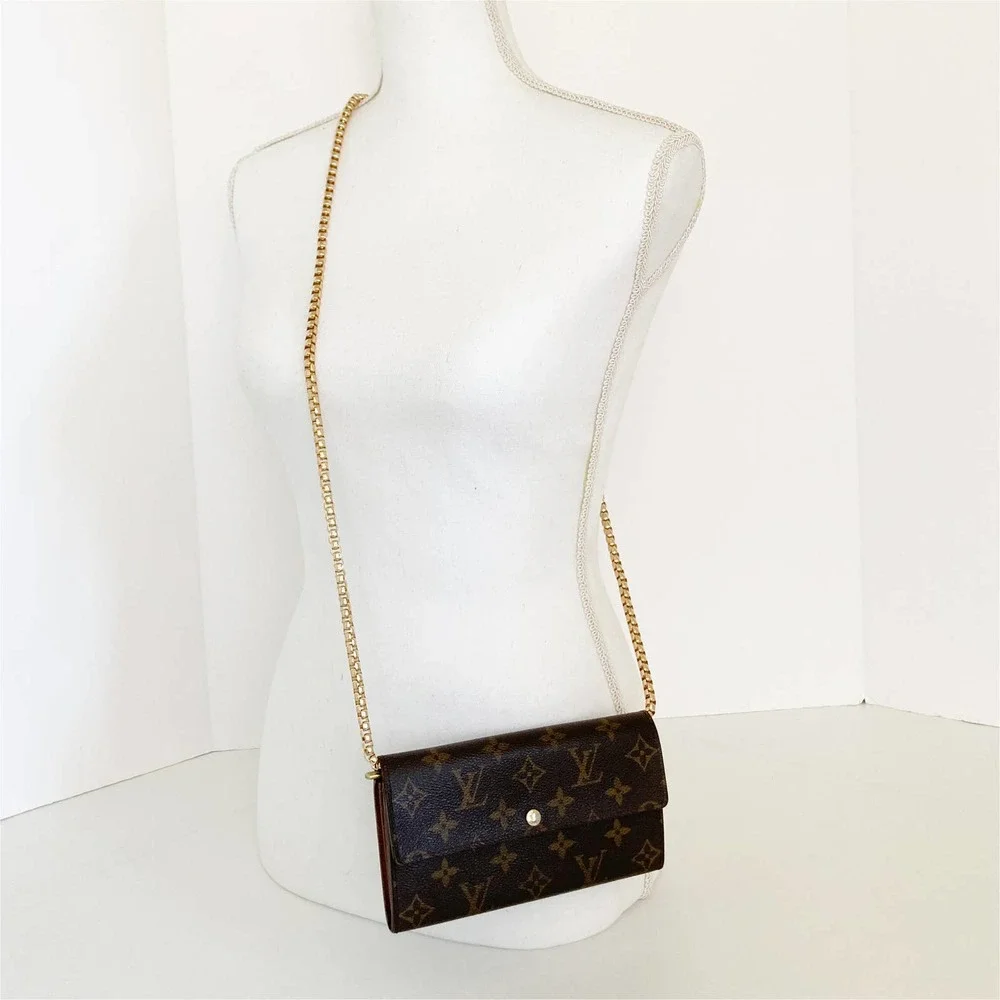 LOUIS VUITTON Long Porte Monnaie Monogram Wallet Vintage - Picture 10 of 16